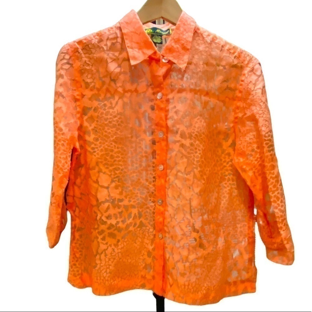 * MIRASOL Orange Blouse